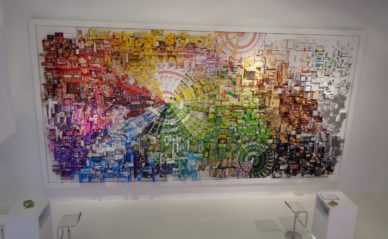 Collage aus Faltschteln